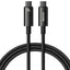 USB kabelis Baseus Tungsten 240W USB-C to USB-C 1.0m juodas CAWJ040001