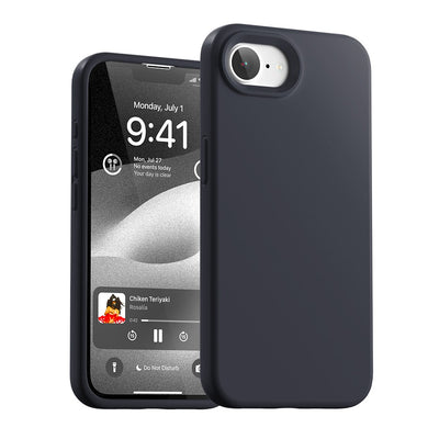 Dėklas Mercury Pure Magsafe Silicon Case Apple iPhone 16e/17e tamsiai mėlynas