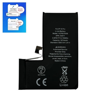 Akumuliatorius Apple iPhone 15 Pro 3274mAh Diagnosable OEM
