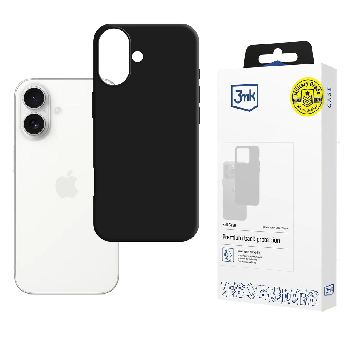 Dėklas 3mk Matt Case Xiaomi 12 Pro juodas