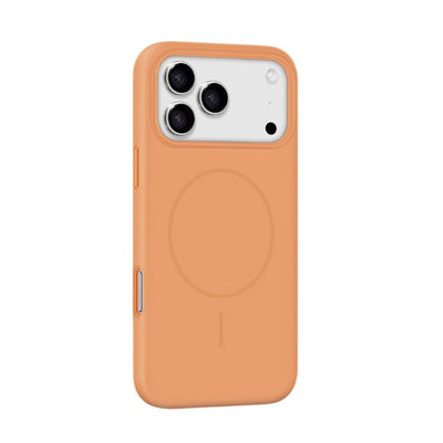 Dėklas X-Level Fluid Skin MagSafe Apple iPhone 17 oranžinis
