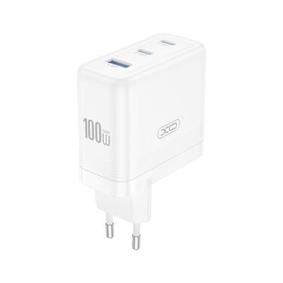 Įkroviklis XO CE35 100W 2xUSB-C/USB-A baltas