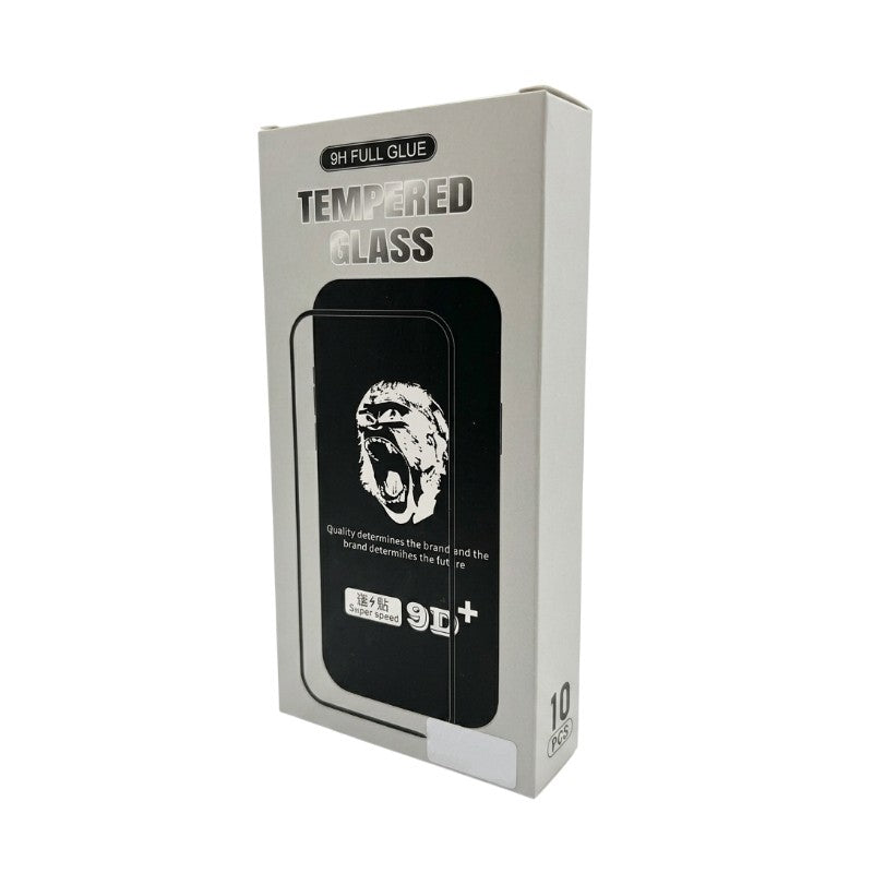 LCD apsauginis stikliukas 9D Gorilla Apple iPhone 15 Pro juodas (10 vnt. rinkinys)