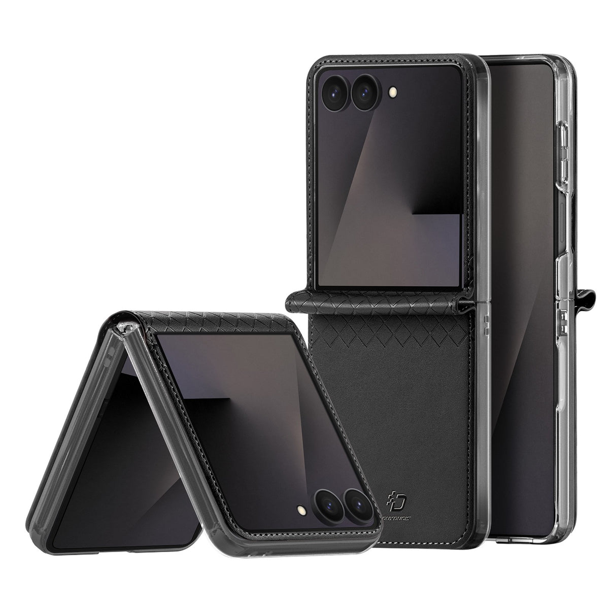 Dėklas Dux Ducis Bril Samsung F776 Z Flip8 juodas
