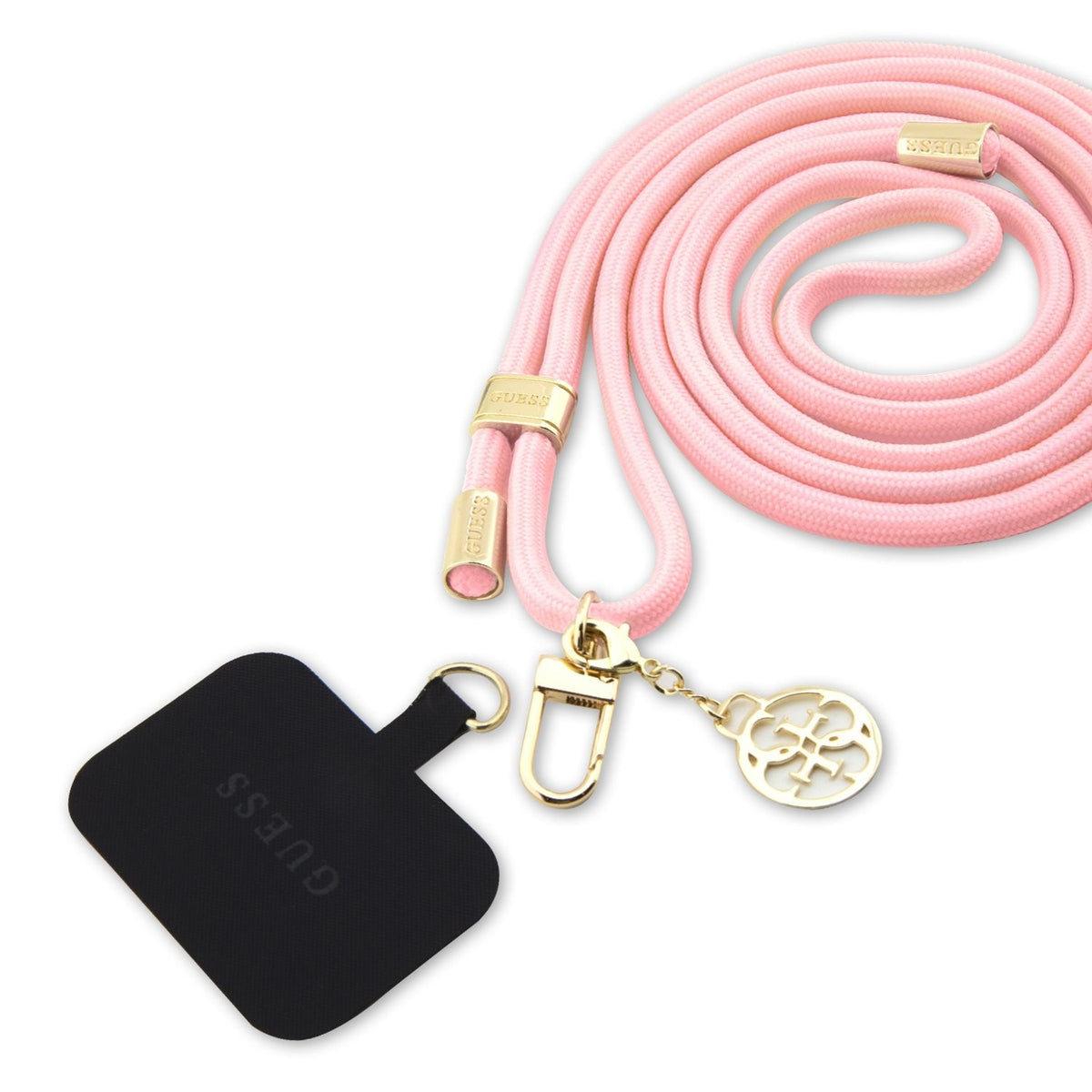 Dirželis telefonui Guess 4G Charm rožinis