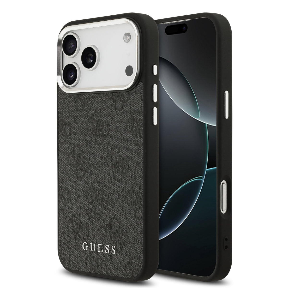 Dėklas Guess 4G MagSafe Apple iPhone 17 Pro Max juodas