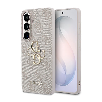 Dėklas Guess PU 4G Metal Logo Samsung S942 S26 rožinis