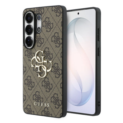 Dėklas Guess PU 4G Metal Logo Samsung S948 S26 Ultra rudas