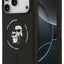 Dėklas Karl Lagerfeld Liquid Silicone Karl and Choupette MagSafe Apple iPhone 17 Pro Max juodas