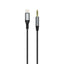 Audio kabelis Dudao L11Pro Lightning to 3.5mm 1.0m juodas