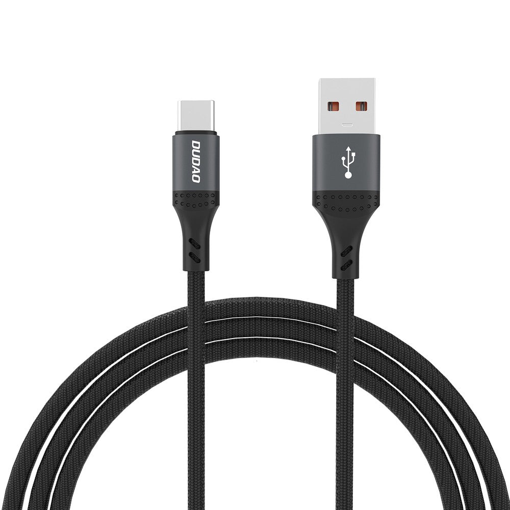 USB kabelis Dudao L3ST USB-A to USB-C 5A 3.0m juodas
