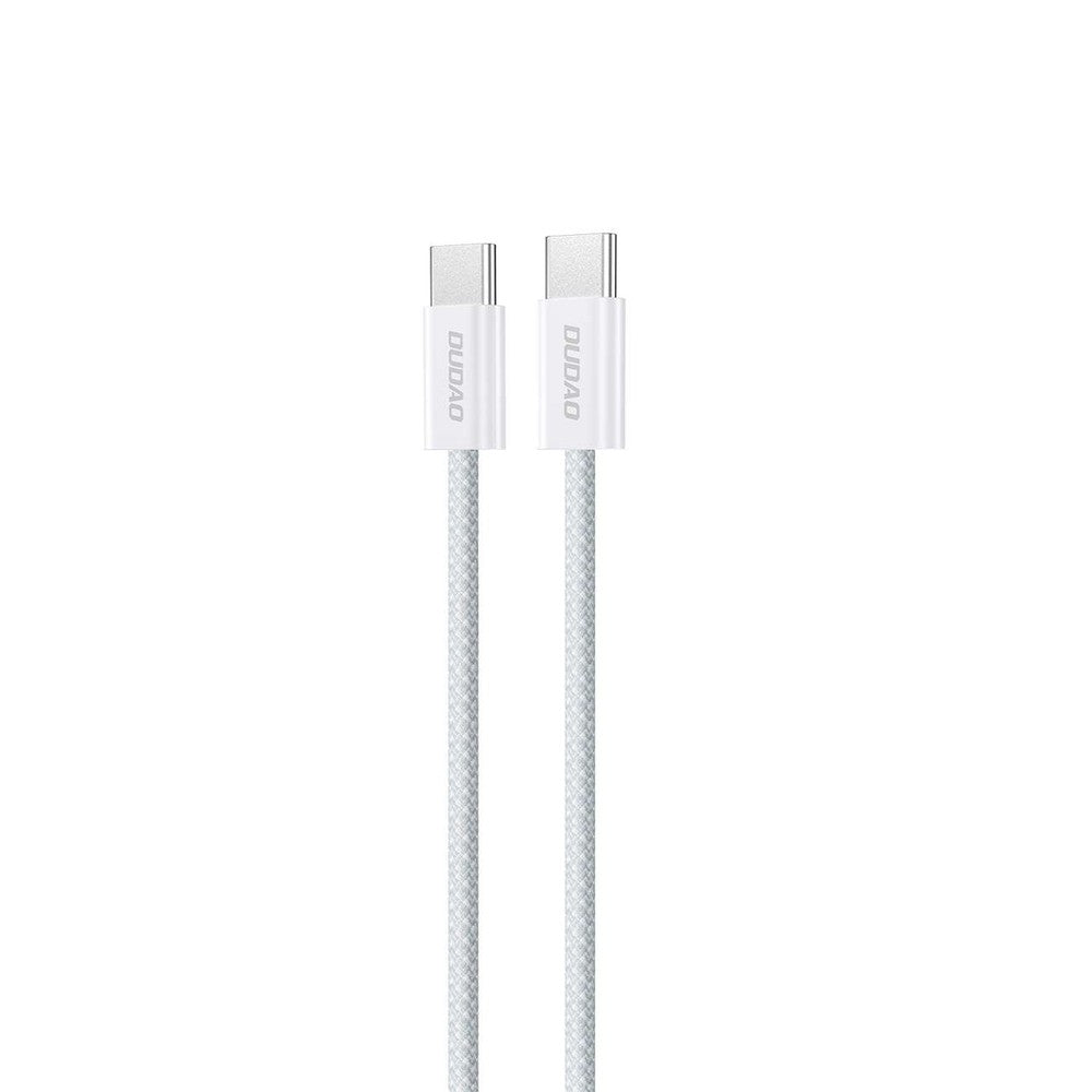 USB kabelis Dudao L6C USB-C to USB-C 60W 1.0m baltas