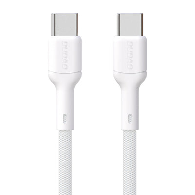 USB kabelis Dudao L9C USB-C to USB-C 65W 1.0m baltas