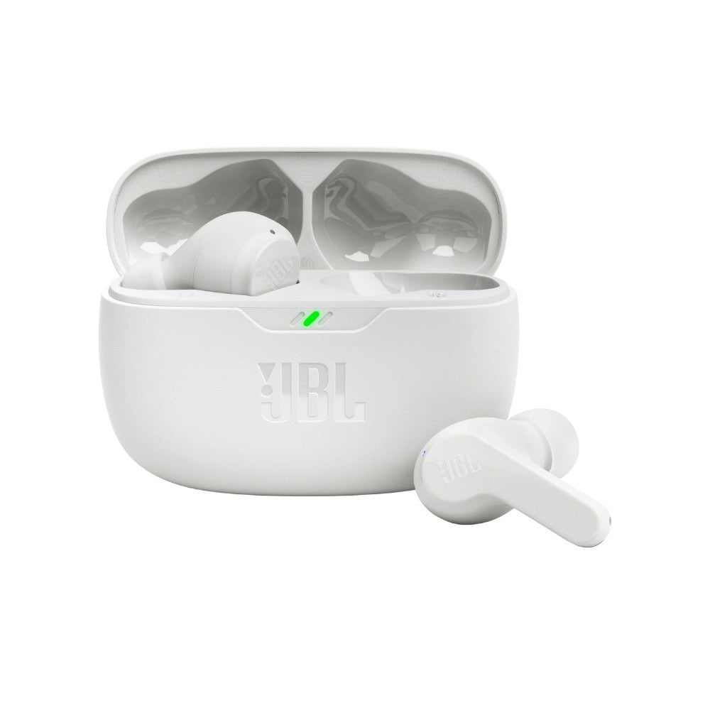 [Grąžinta prekė] Belaidės ausinės JBL Wave Beam TWS baltos