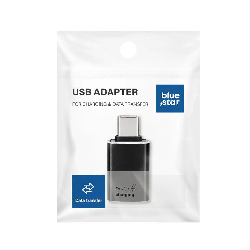 Adapteris Blue Star USB-C to USB-A (OTG)