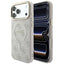 Dėklas Guess PU Leather 4G Gold Frame Embossed MagSafe Apple iPhone 18 Pro rožinis