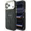Dėklas Guess PU Leather 4G Gold Frame Embossed MagSafe Apple iPhone 18 Pro Max juodas