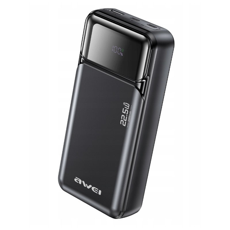 Išorinė baterija Power Bank Awei PA-92 22.5W 20000mAh juoda