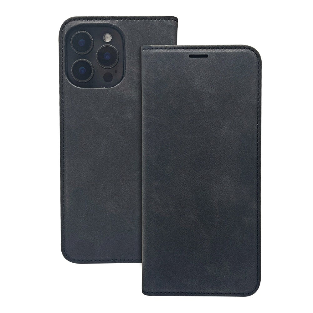 Dėklas Smart Suede Samsung A165 A16 4G/A166 A16 5G juodas