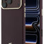Dėklas Lacoste PU Leather Champs Elysees Gold Logo MagSafe Apple iPhone 18 Pro tamsiai raudonas