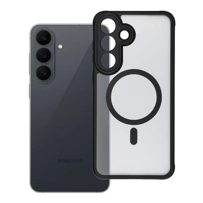 Dėklas Matte MagSafe Samsung S741 S26 FE juodas