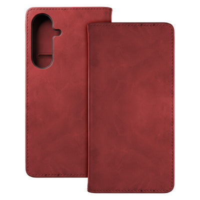 Dėklas Smart Suede Samsung S741 S26 FE raudonas