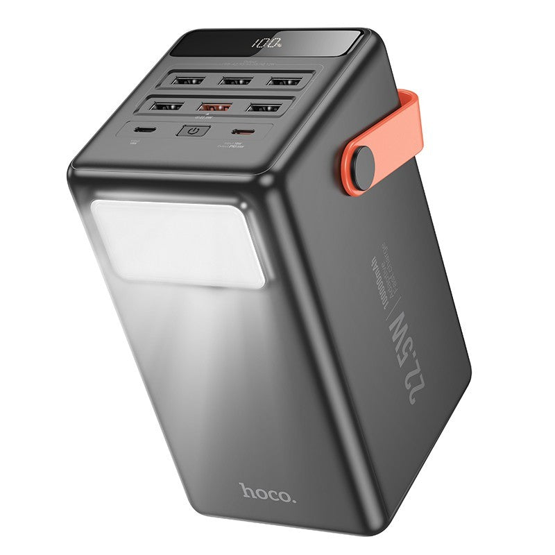 [Pažeista pakuotė] Išorinė baterija Power Bank Hoco J142 22.5W+PD20W 100000mAh juoda