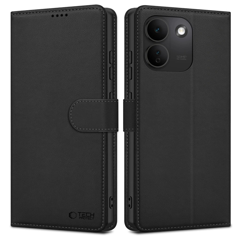 Dėklas Tech-Protect Wallet Xiaomi Redmi Note 17 Pro Max 5G juodas