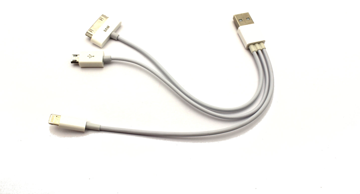 USB įkrovimo adapteris 4in1 (microUSB-TAB-5G)